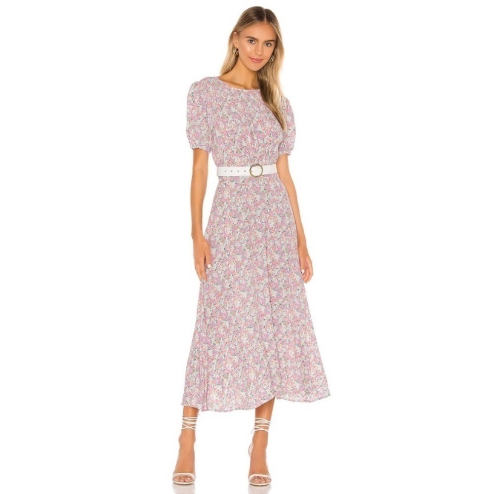 NWT Faithfull the Brand Dress Beline Midi Dress Pink
Vionette Floral Boho